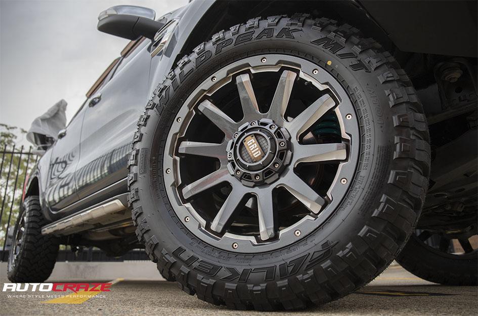 FORD RANGER GD05 MATTE BLACK MILLED ACCENTS